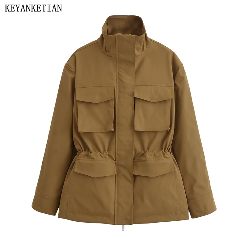 Winter Clothing Pinterest - Keyanketian 2024 Herfst/Winter Nieuw Dames Korte