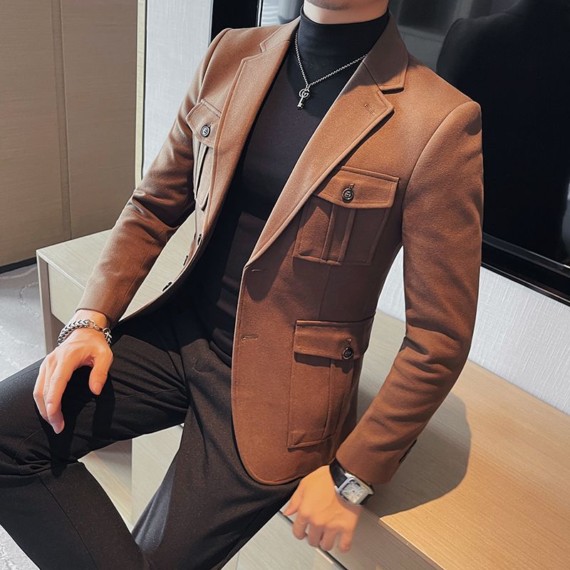 Winter Clothing Trends - Mode Licht Luxe Nieuwe Tweed Jasje