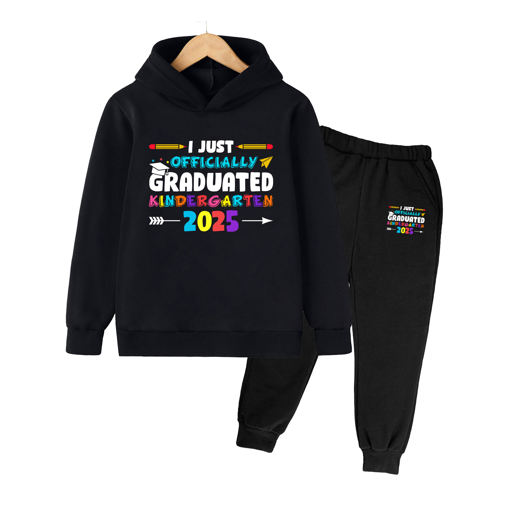 Winter Clothing Kindergarten - Kinderen Kleuterschool 2025 Print Hoodie &