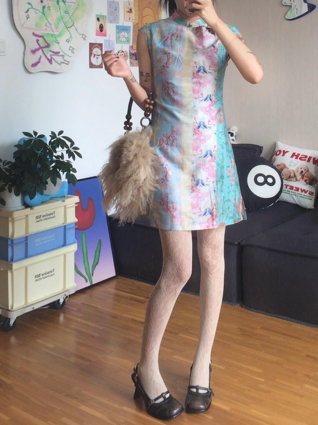 Vintage Cheongsam Hoge Taille  - Winter Clothing Aesthetic recensie en prijs