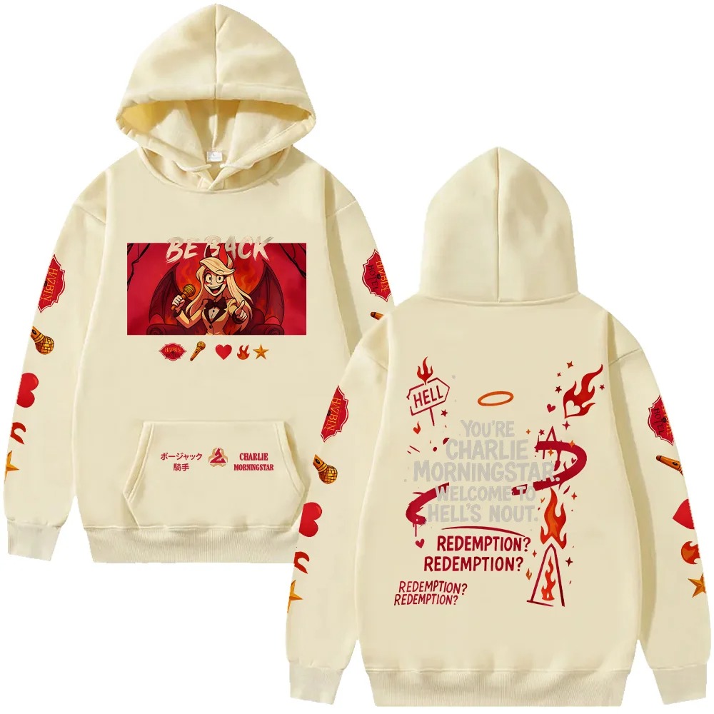 Hazbin Hotel Oversized Unisex  - Winter Clothing Gift Ideas recensie en prijs