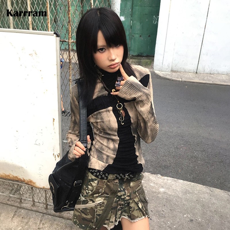 Karrram Japanse Y2k geribbelde - Winter Clothing Aesthetic recensie en prijs