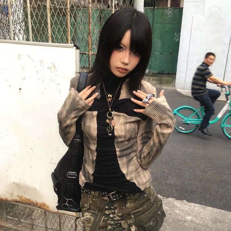 Karrram Japanse Y2k geribbelde - Winter Clothing Aesthetic recensie en prijs
