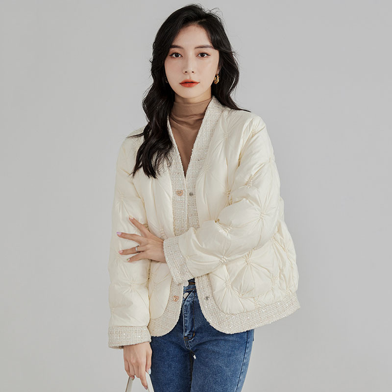 Herfst Winter Donsjack V-hals  - Winter Clothing Trends recensie en prijs
