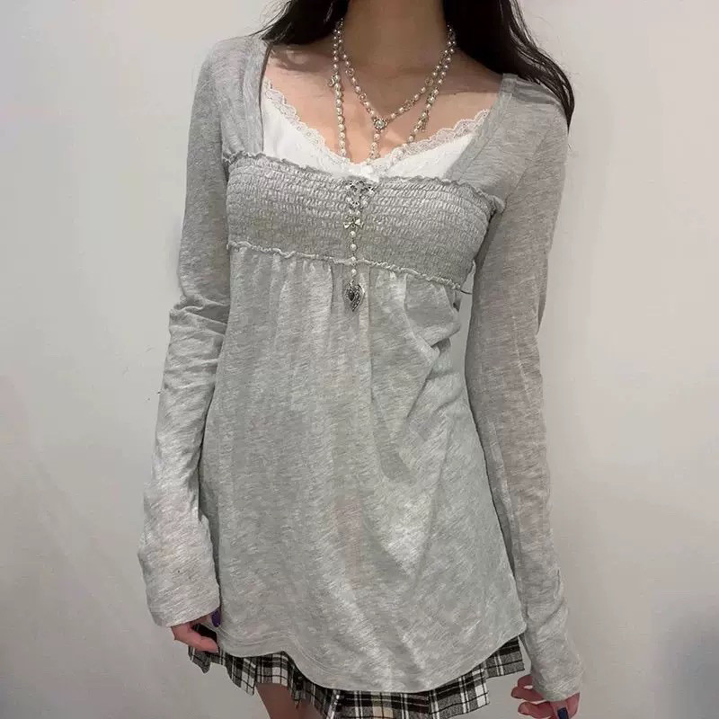 Amerikaanse retro dames T-shir - Winter Clothing Aesthetic recensie en prijs