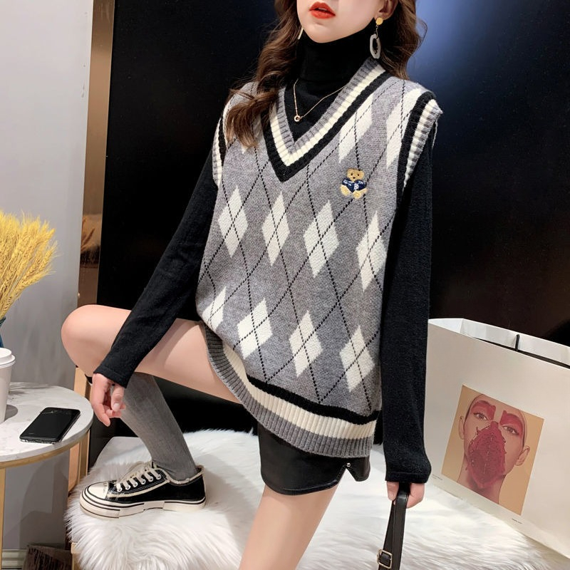 Rode gebreide vesten voor dame - Winter Clothing Aesthetic recensie en prijs