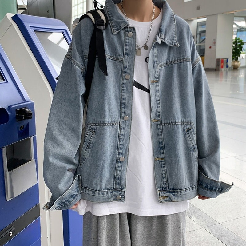 Retro Revers Heren Denim Jas G - Winter Clothing Aesthetic recensie en prijs