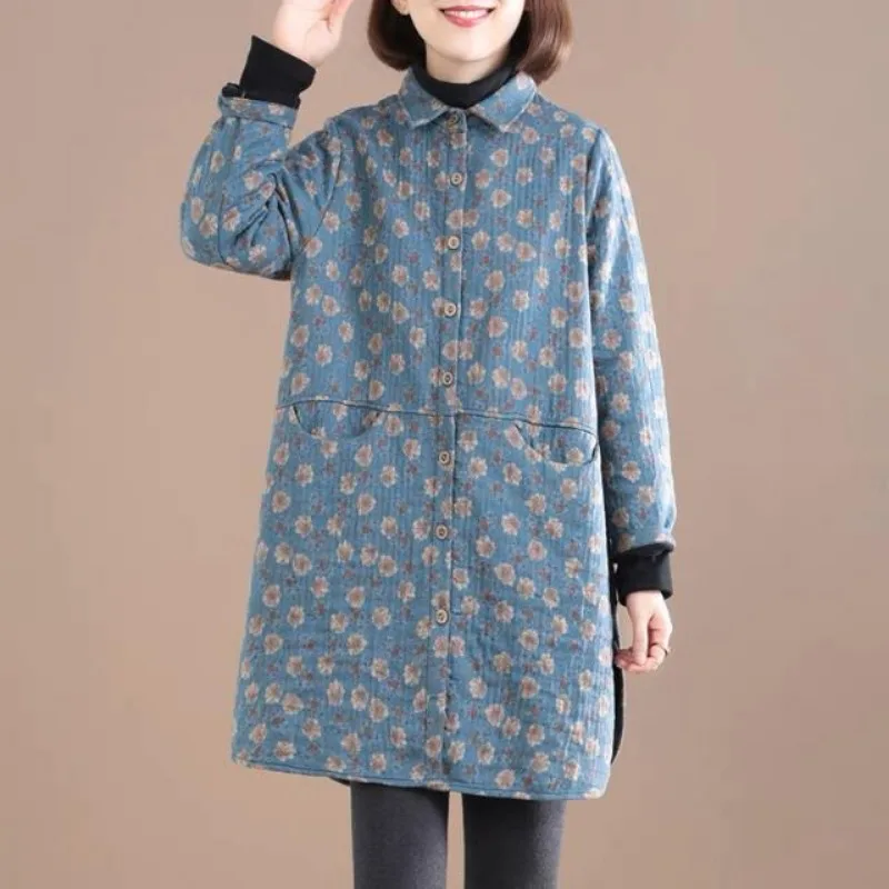 Vintage Bloemenprint Damesjack - Winter Clothing Trends recensie en prijs