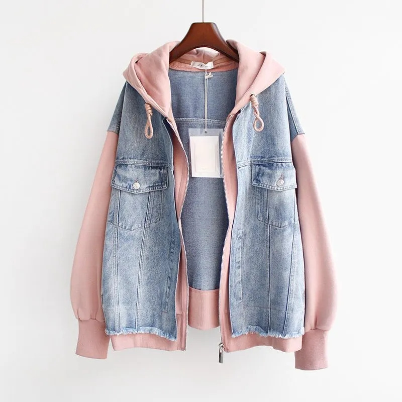 Nep twee denim jassen voor dam - Winter Clothing Pinterest recensie en prijs