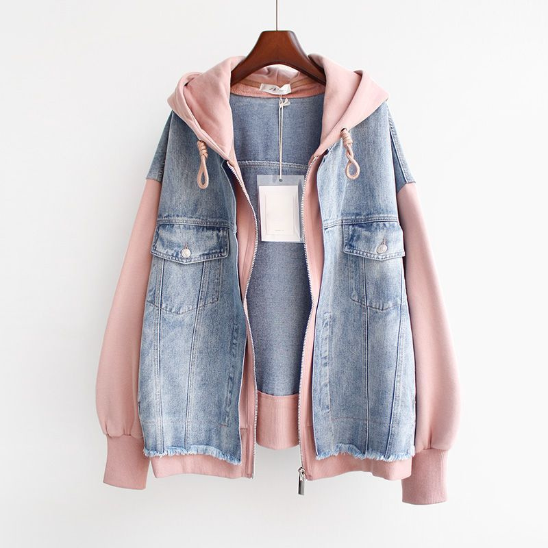 Nep twee denim jassen voor dam - Winter Clothing Pinterest recensie en prijs