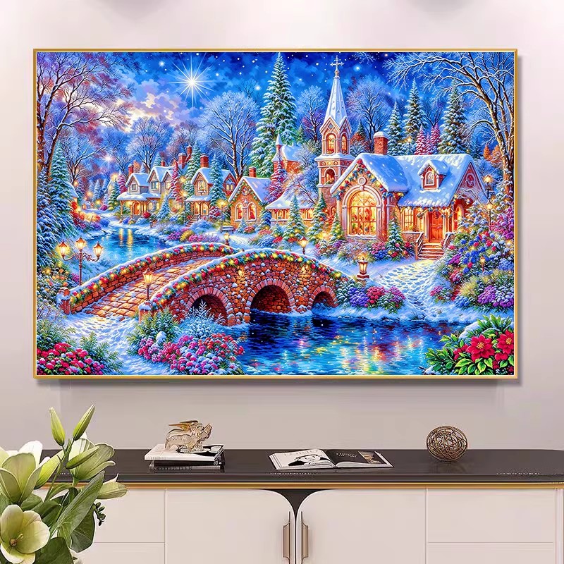 9ct 100x75cm Winter Kerk Bordu - Winter Clothing Pinterest recensie en prijs