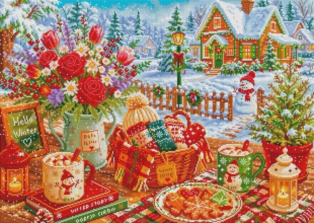 9CT 14ct Winter Gedrukte Kits  - Winter Clothing Pinterest recensie en prijs
