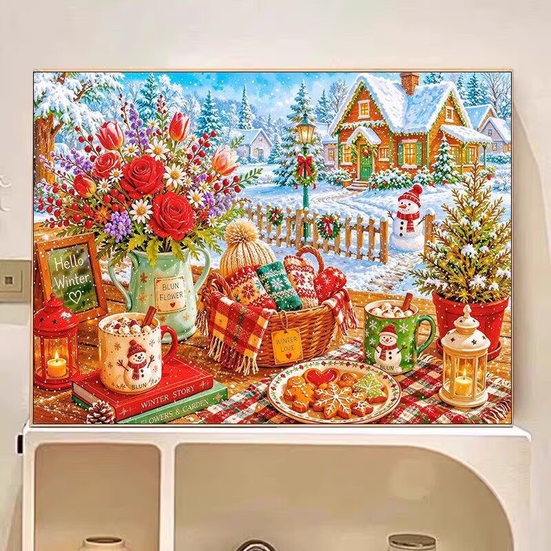 9CT 14ct Winter Gedrukte Kits  - Winter Clothing Pinterest recensie en prijs