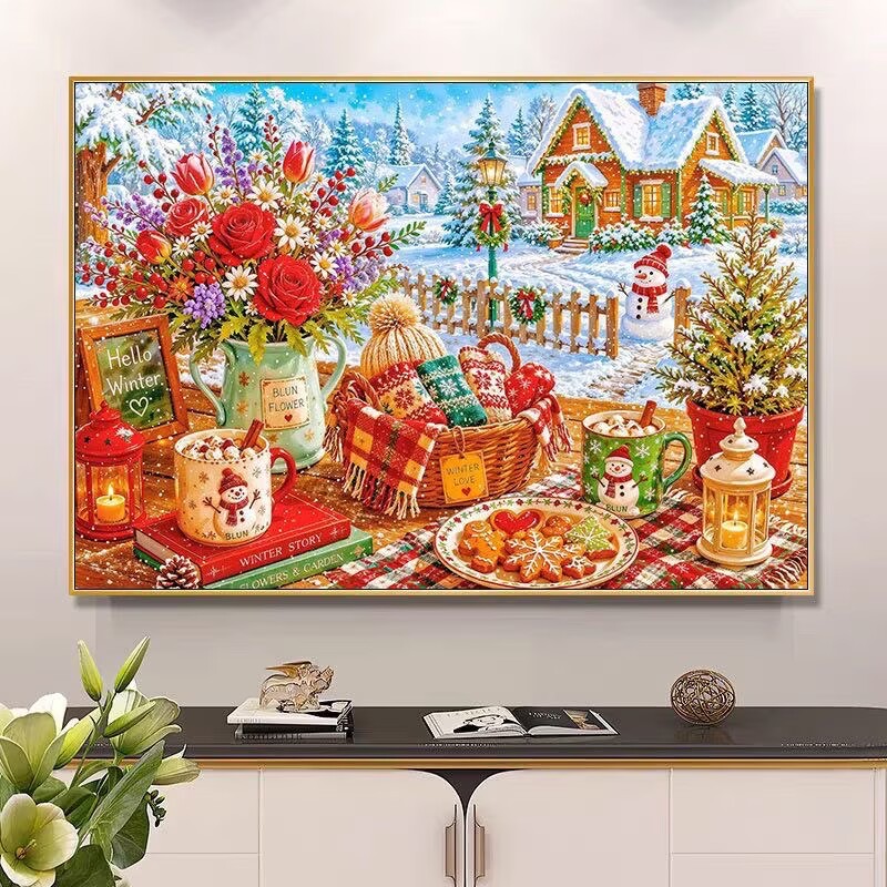 9CT 14ct Winter Gedrukte Kits  - Winter Clothing Pinterest recensie en prijs